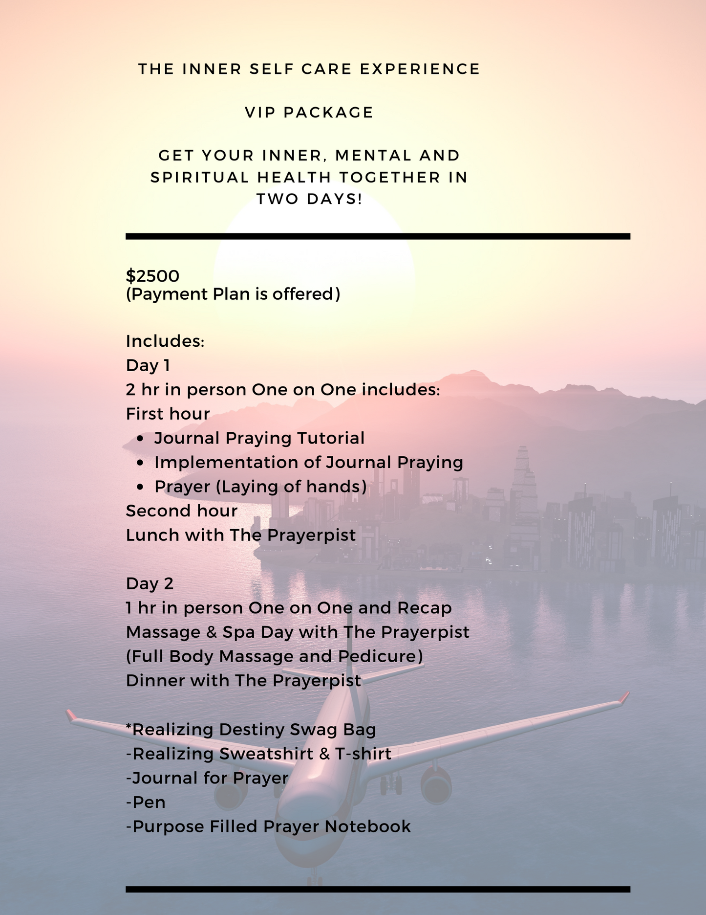 The 2 Day Inner Healing Self Care Experience